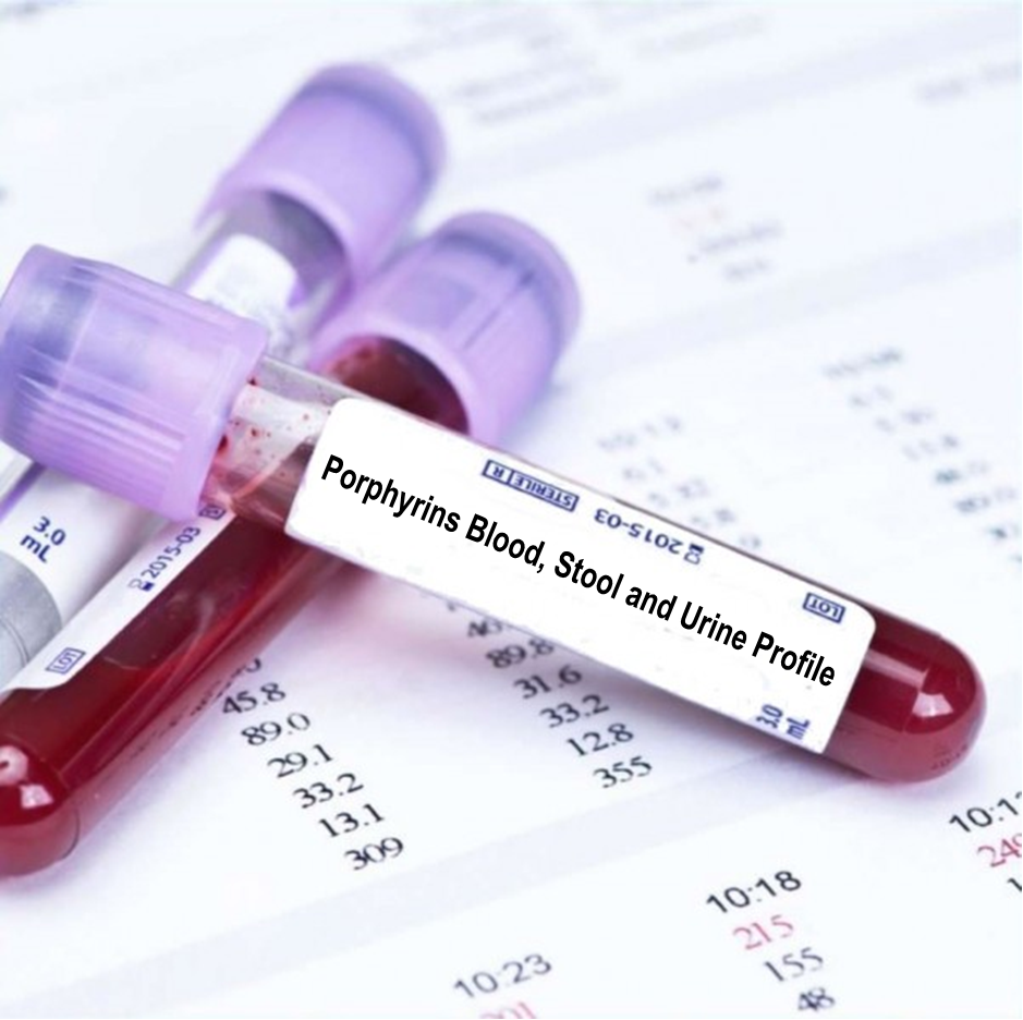 Porphyrins Blood, Stool and Urine Profile In London